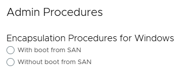 Procedure di incapsulamento per Windows
