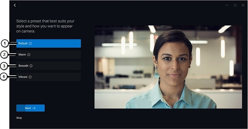 Peripheral Manager – Seite Preset