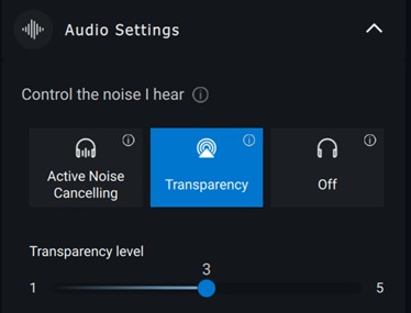 Configuración de audio