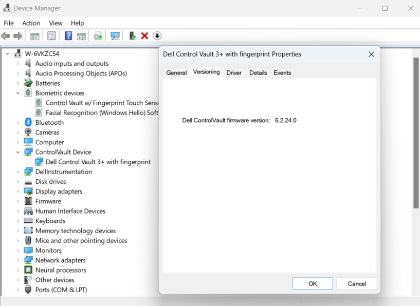ControlVault Example 3
