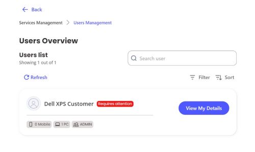 Нажмите «View My Details»