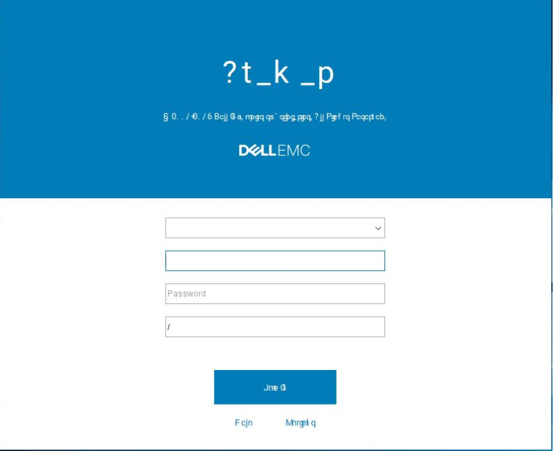 Nečitelná znaková sada uživatelského rozhraní MCS