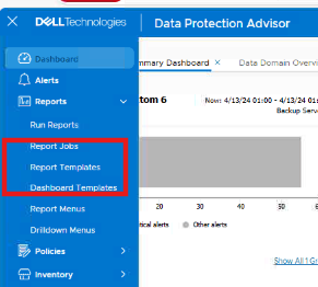 Seleccionar plantillas de informes