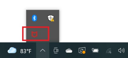 McAfee LiveSave System tray icon