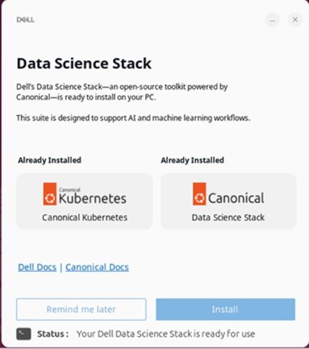 Pile de science des données