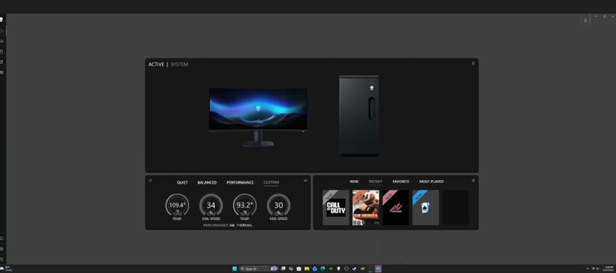 ウィンドウのサイズを変更すると、AWCCユーザー インターフェイスが正しく拡大縮小されない場合があります。