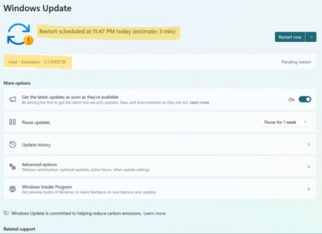 Aktualizacja może pojawić się wiele razy w historii aktualizacji, nawet po pomyślnym zainstalowaniu.