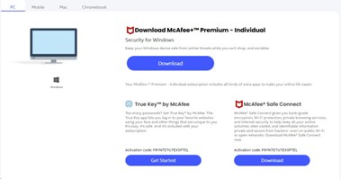 Opties om te downloaden voor pc, mobiel, Mac, Chrome Book selecteren en downloaden