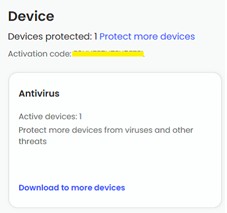 [Downloads & devices]をクリックします