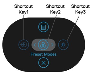 Dell P2222H Menu Launcher
