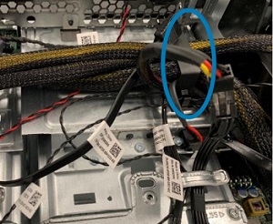 Zajistěte kabel tepelného senzoru