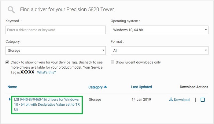 LSI controller driver download