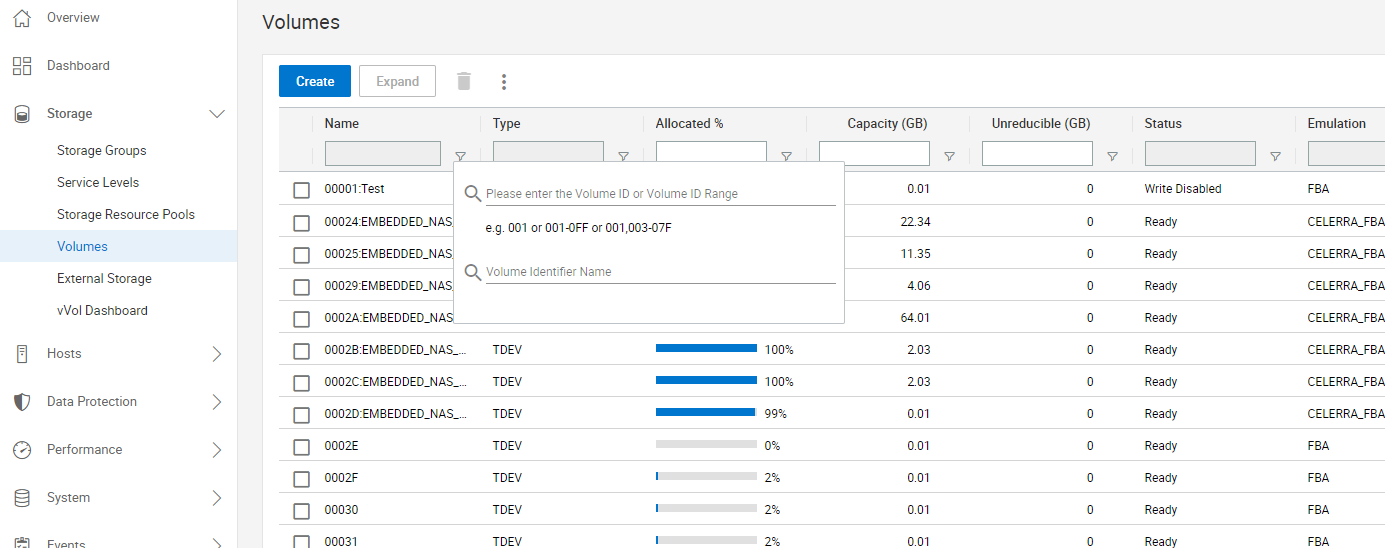 Unisphere for PowerMax 10.x: How to Use the Filter Option in the ...