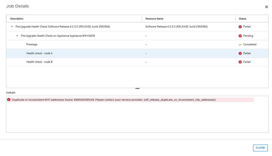 job details page