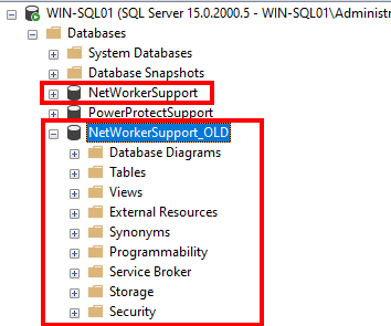 Veritabanı içe aktarılır
