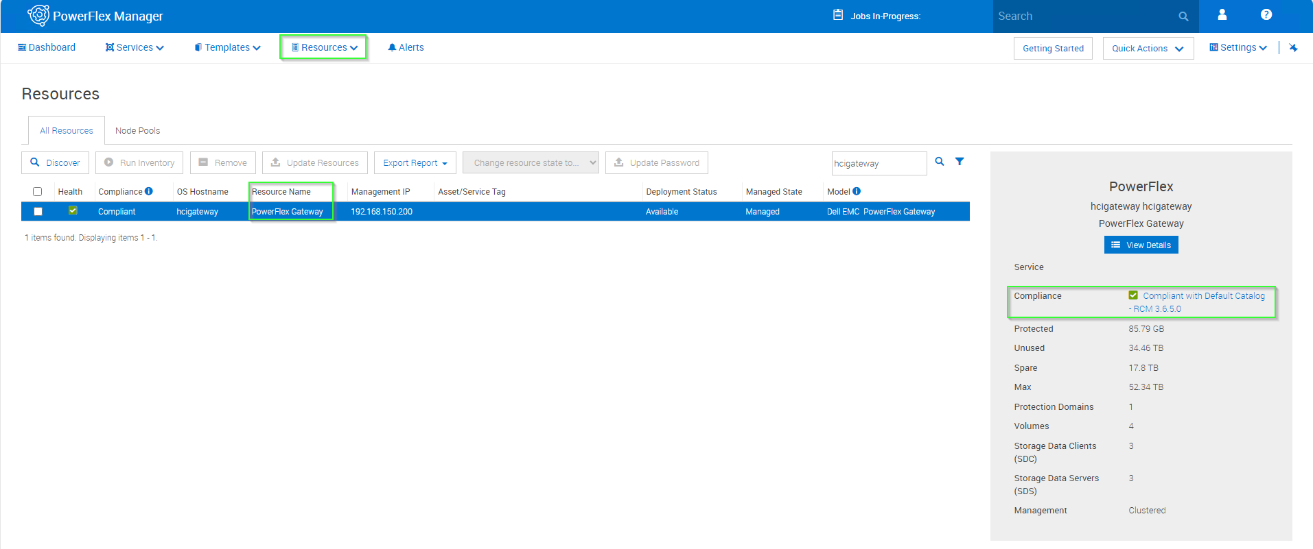 Versión del software PFxM 3.x Core
