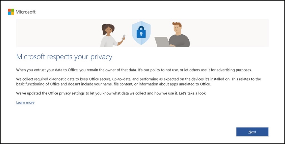 Microsoft เคารพความเป็นส่วนตัวของคุณ
