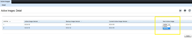 select active image backup
