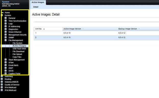 active image page