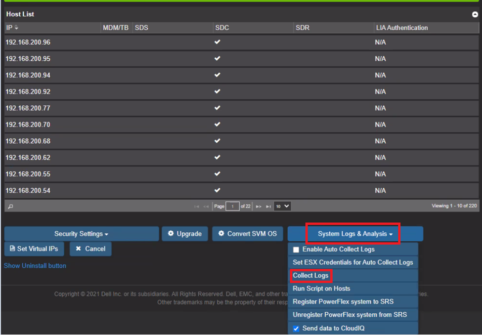 Systemlogfiler og analyser.