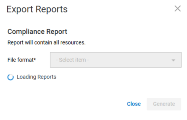 loading reports