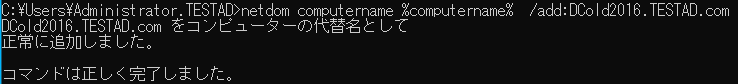 netdomコマンド実行例