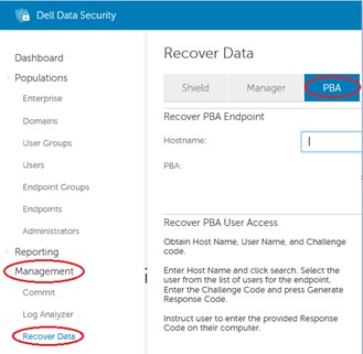 Klikk på fanen PBA