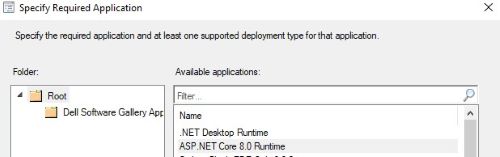 Seleccione .NET Desktop Runtime 8 ARM64 y, a continuación, haga clic en Aceptar. Repita este proceso nuevamente y seleccione ASP.NET Core 8 Runtime ARM64 y, a continuación, haga clic en OK