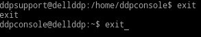 Type exit