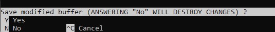 Save and close the file