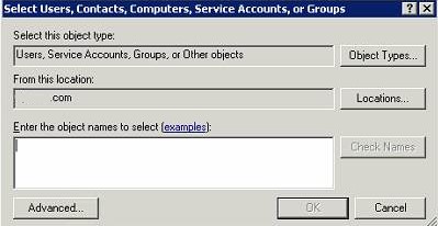 单击 Object Types