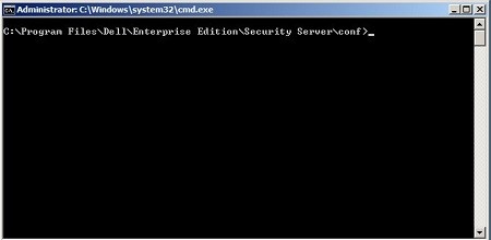 Digite %INSTALLDIR%\Enterprise Edition\Security Server\conf\