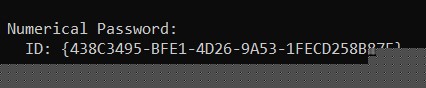 ID obnovení jednotky
