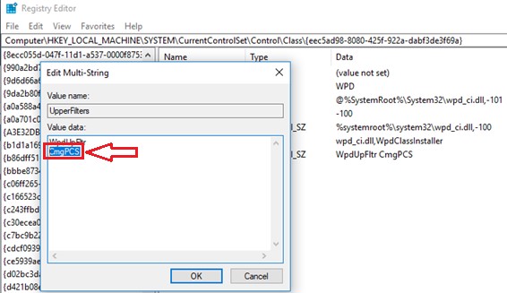 Odstranit CmgPCS