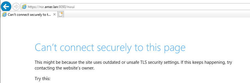 TLS web hatası