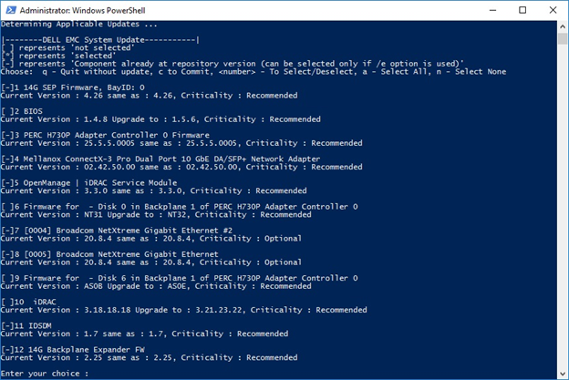 PowerShell の実行例