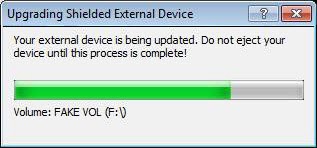 ［Upgrading Shielded External Device］