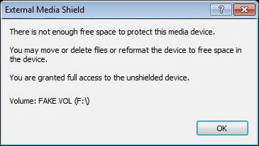 External Media Shield