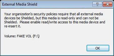External Media Shield