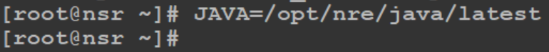 définition de la variable java Linux