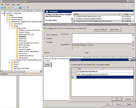 Group Policy Management Editor
