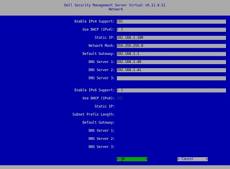 IPv4用ネットワーク