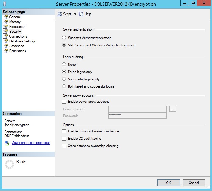 Palvelimen ominaisuudet