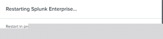 Restart in progress. Please wait.