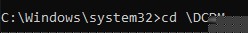 Change directory to the location where Dell Client Device Manager was extracted