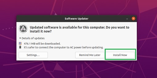 Programma di aggiornamento software