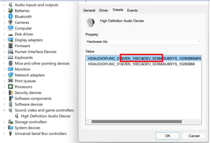 Realtek-högdefinitionsljud