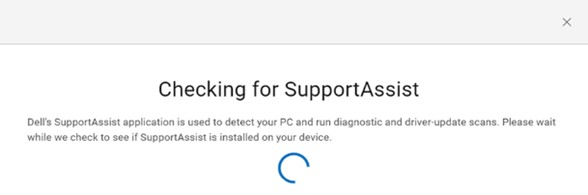 检查 SupportAssist