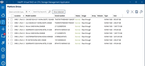 Informations avant ou arrière manquantes sur l’emplacement des ports SSD