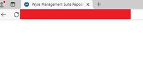 WMS 설치 후 브라우저에 흰색 페이지가 표시됨